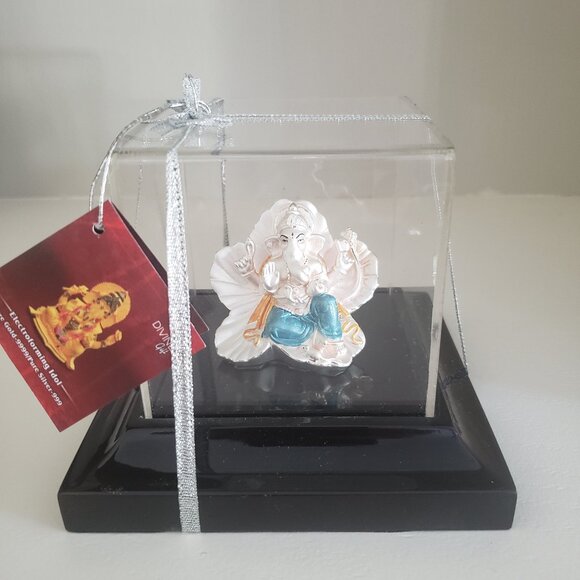 Sterling Silver 999 Purity Ganesha Doll - Picture 1 of 10